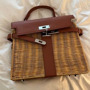 Wicker Picnic handbag